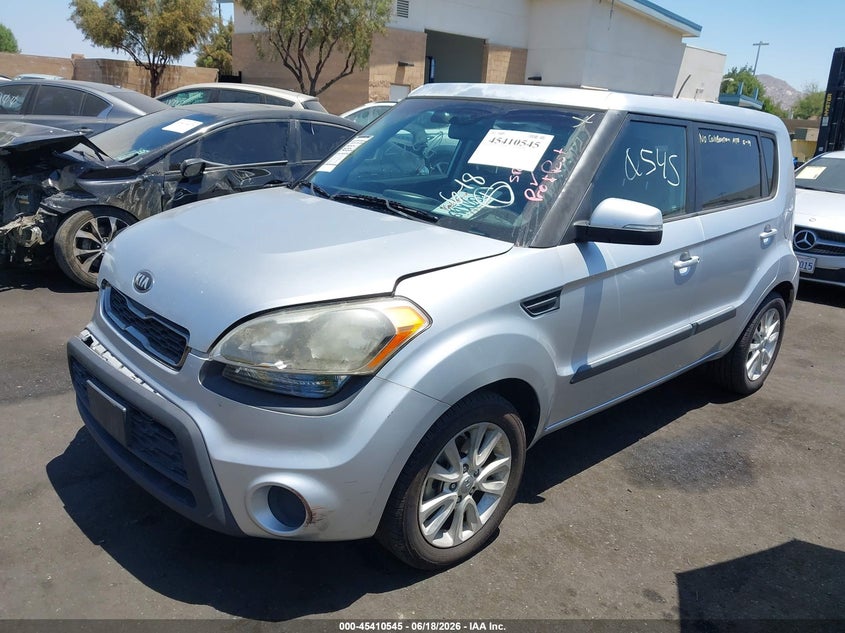 2013 Kia Soul VIN KNDJT2A66D7498809 IAAI salvage auction — RIGHT FRONT, Salvage Certificate (California), sold $825 on 2026-07-10 (photo 2)