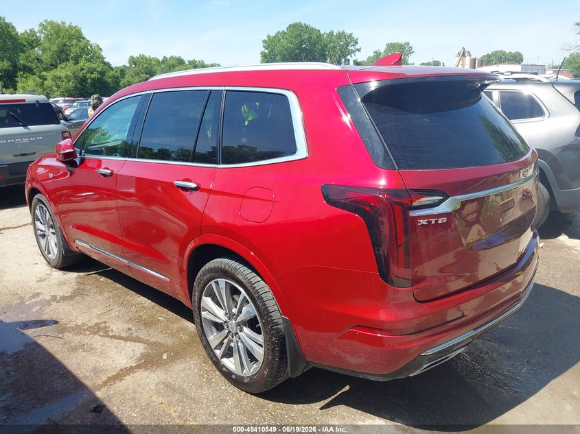 2020 Cadillac Xt6 VIN 1GYKPCRS8LZ124716 IAAI salvage auction — HAIL, Salvage (Kansas), sold $9,250 on 2026-07-29 (photo 3)