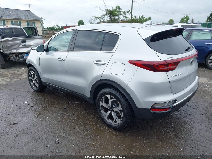 2021 Kia Sportage VIN KNDPMCACXM7848042 IAAI salvage auction — FRONT END, Salvage (Virginia), sold $3,700 on 2026-07-13 (photo 3)