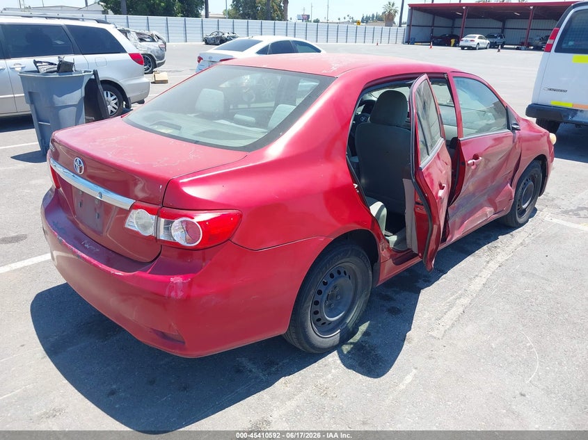2013 Toyota Corolla VIN 5YFBU4EE3DP205056 IAAI salvage auction — SIDE, Salvage (California), sold $1,200 on 2026-07-14 (photo 4)