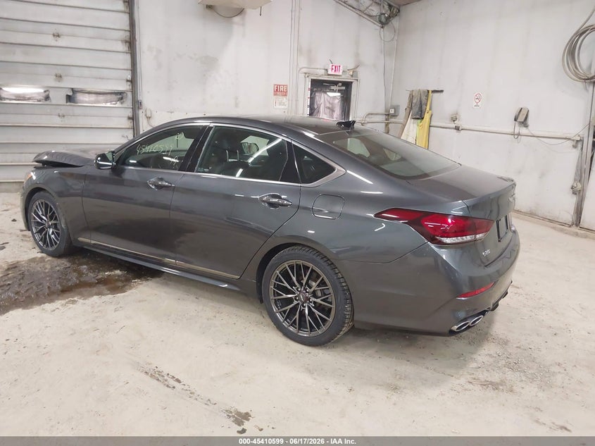 2019 Genesis G80 VIN KMTFN4JB4KU322849 IAAI salvage auction — FRONT END, Salvage (Pennsylvania), sold $6,450 on 2026-07-09 (photo 3)