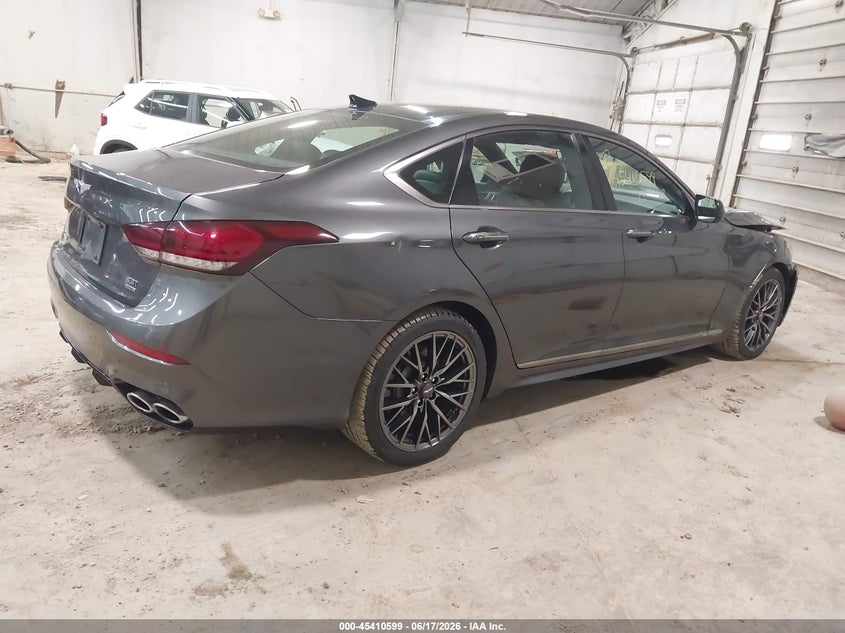 2019 Genesis G80 VIN KMTFN4JB4KU322849 IAAI salvage auction — FRONT END, Salvage (Pennsylvania), sold $6,450 on 2026-07-09 (photo 4)