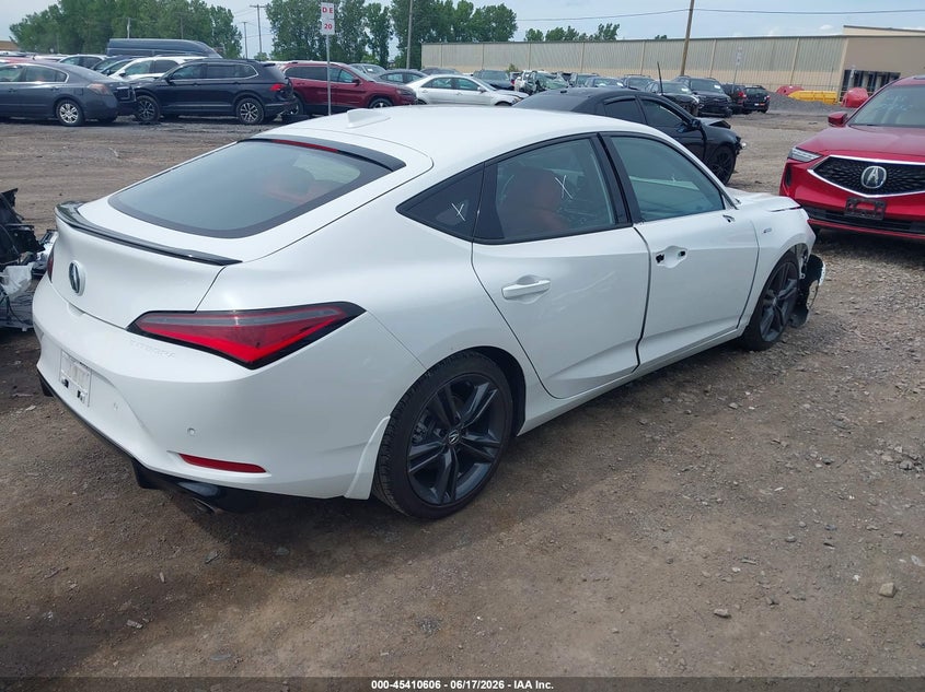 2023 Acura Integra VIN 19UDE4H6XPA006705 IAAI salvage auction — FRONT END, Salvage Title, sold $10,250 on 2026-07-15 (photo 4)