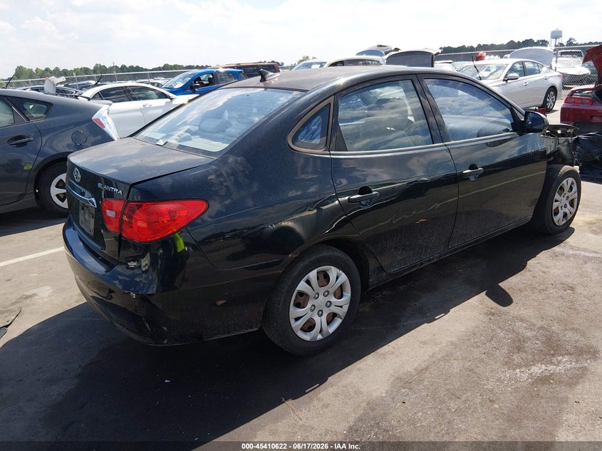 2010 Hyundai Elantra VIN KMHDU4AD6AU093496 IAAI salvage auction — FRONT END, Salvage (North Carolina), sold $650 on 2026-07-15 (photo 4)
