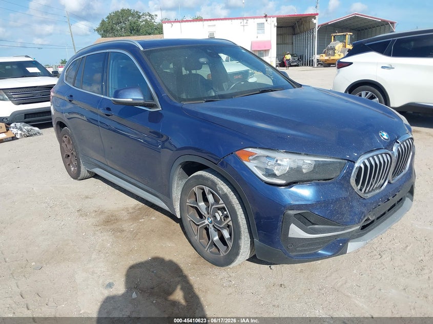 2022 BMW X1 VIN WBXJG7C00N5U88397 IAAI salvage auction — FRONT END, Rebuildable (Florida), sold $3,600 on 2026-07-14 (photo 1)