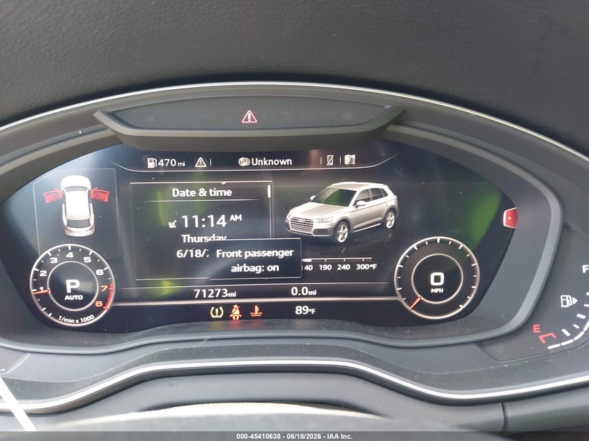 2020 Audi Q5 VIN WA1BNAFYXL2026413 IAAI salvage auction — FRONT END, Salvage Title, sold $9,300 on 2026-08-24 (photo 7)