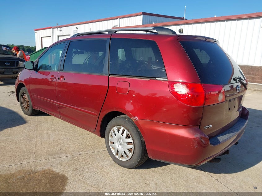 2009 Toyota Sienna VIN 5TDZK23C99S277551 IAAI salvage auction — NORMAL WEAR, Clear (Missouri), sold $825 on 2026-07-14 (photo 3)