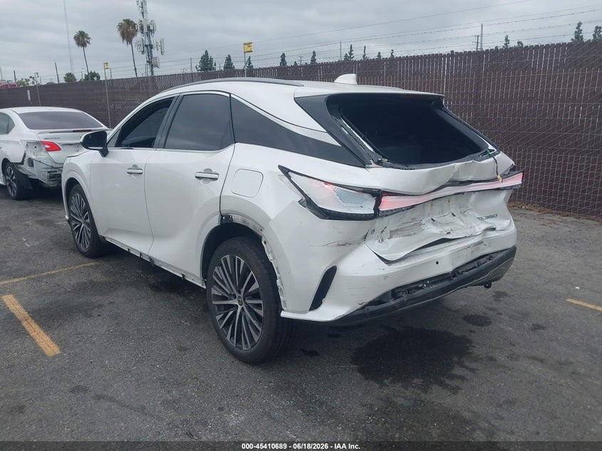2023 Lexus Rx VIN JTJCHMAAXP2000281 IAAI salvage auction — REAR END, Salvage Title, sold $23,300 on 2026-07-13 (photo 3)