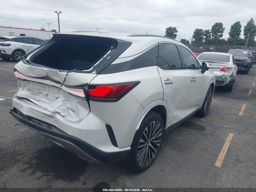 2023 Lexus Rx VIN JTJCHMAAXP2000281 IAAI salvage auction — REAR END, Salvage Title, sold $23,300 on 2026-07-13 (photo 4)