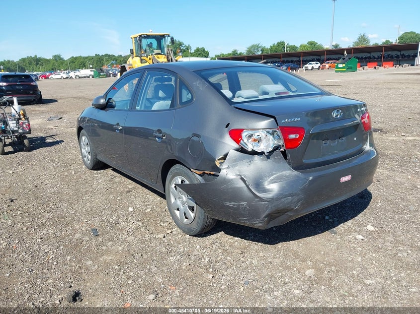 2007 Hyundai Elantra VIN KMHDU46D67U101162 IAAI salvage auction — LEFT REAR, Salvage (Ohio), sold $350 on 2026-07-08 (photo 3)