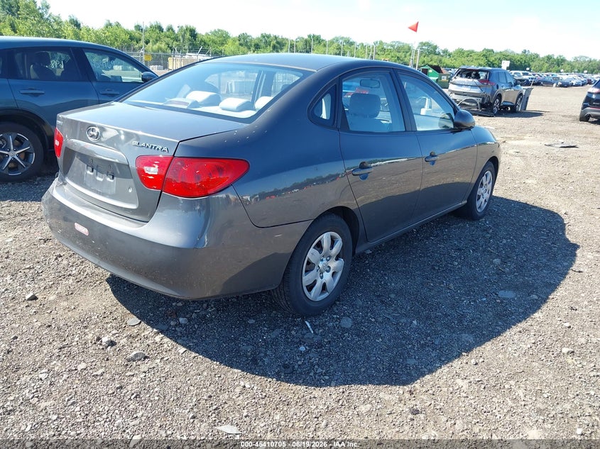2007 Hyundai Elantra VIN KMHDU46D67U101162 IAAI salvage auction — LEFT REAR, Salvage (Ohio), sold $350 on 2026-07-08 (photo 4)