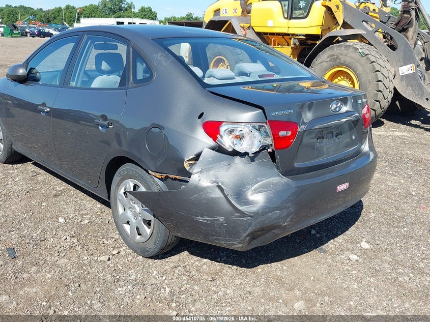 2007 Hyundai Elantra VIN KMHDU46D67U101162 IAAI salvage auction — LEFT REAR, Salvage (Ohio), sold $350 on 2026-07-08 (photo 6)