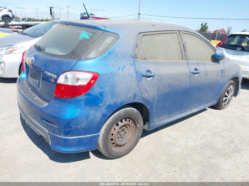2009 Toyota Matrix VIN 2T1KE40E49C013317 IAAI salvage auction — NORMAL WEAR, Clear - Dealer Only (California), sold $1,300 on 2026-07-09 (photo 4)