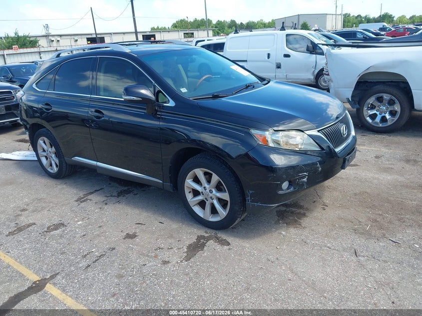 2011 Lexus Rx 350 VIN JTJZK1BA4B2004182 IAAI salvage auction — RIGHT FRONT, Original (Texas), sold $5,475 on 2026-07-22 (photo 1)