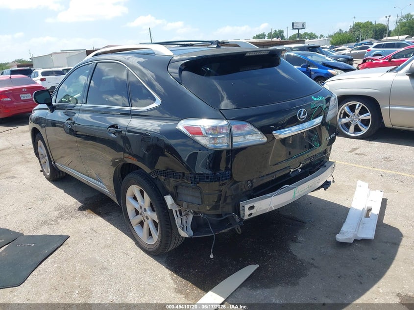 2011 Lexus Rx 350 VIN JTJZK1BA4B2004182 IAAI salvage auction — RIGHT FRONT, Original (Texas), sold $5,475 on 2026-07-22 (photo 3)