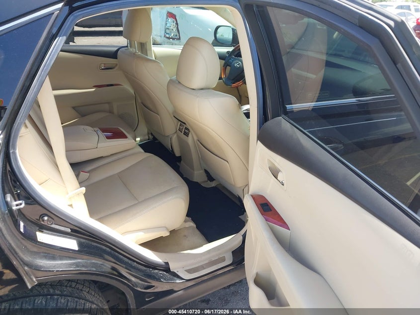 2011 Lexus Rx 350 VIN JTJZK1BA4B2004182 IAAI salvage auction — RIGHT FRONT, Original (Texas), sold $5,475 on 2026-07-22 (photo 8)