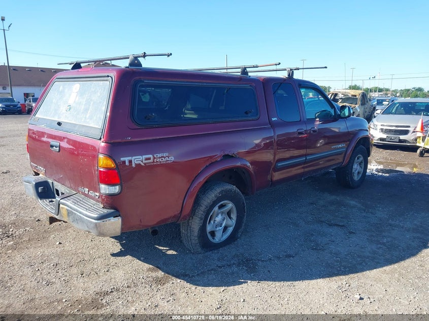 2004 Toyota Tundra VIN 5TBBT44114S451752 IAAI salvage auction — NORMAL WEAR, Clear (New York), sold $975 on 2026-07-15 (photo 4)