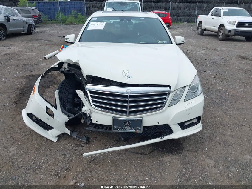 2011 Mercedes-benz E-klasse VIN WDDHF9AB9BA440842 IAAI salvage auction — FRONT END, Salvage (Pennsylvania), sold $1,025 on 2026-07-17 (photo 6)