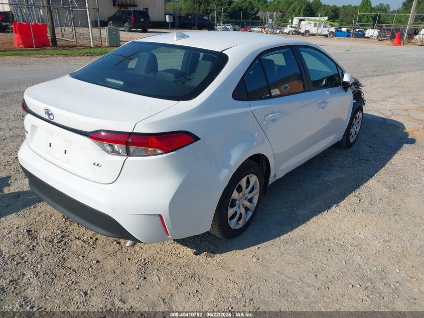 2025 Toyota Corolla VIN 5YFB4MDE2SP358655 IAAI salvage auction — FRONT END, Salvage (North Carolina), sold $6,400 on 2026-07-31 (photo 4)