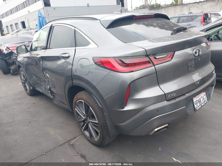 2023 Infiniti Qx55 VIN 3PCAJ5JR6PF122353 IAAI salvage auction — SIDE, Salvage Title, sold $8,400 on 2026-07-31 (photo 3)