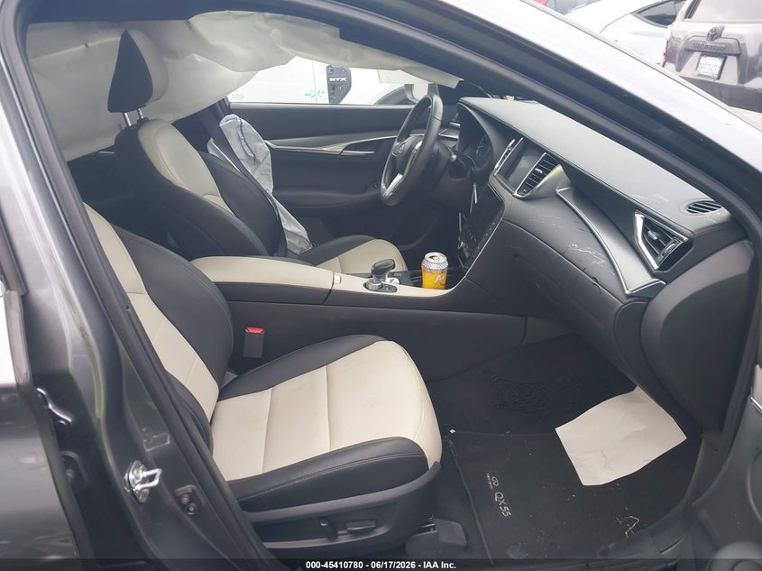 2023 Infiniti Qx55 VIN 3PCAJ5JR6PF122353 IAAI salvage auction — SIDE, Salvage Title, sold $8,400 on 2026-07-31 (photo 5)