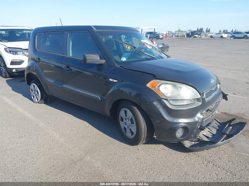2012 Kia Soul VIN KNDJT2A55C7430894 IAAI salvage auction — FRONT END, Salvage (California), sold $375 on 2026-07-08 (photo 1)
