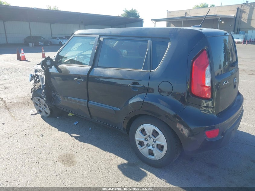 2012 Kia Soul VIN KNDJT2A55C7430894 IAAI salvage auction — FRONT END, Salvage (California), sold $375 on 2026-07-08 (photo 3)