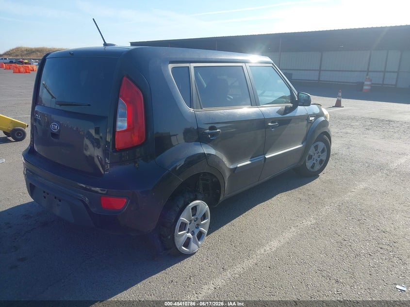 2012 Kia Soul VIN KNDJT2A55C7430894 IAAI salvage auction — FRONT END, Salvage (California), sold $375 on 2026-07-08 (photo 4)