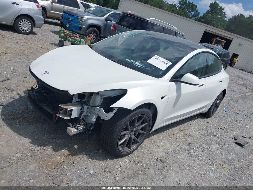 2021 Tesla Model 3 VIN 5YJ3E1EB5MF974806 IAAI salvage auction — ALL OVER, Salvage (Georgia), sold $6,800 on 2026-08-02 (photo 2)