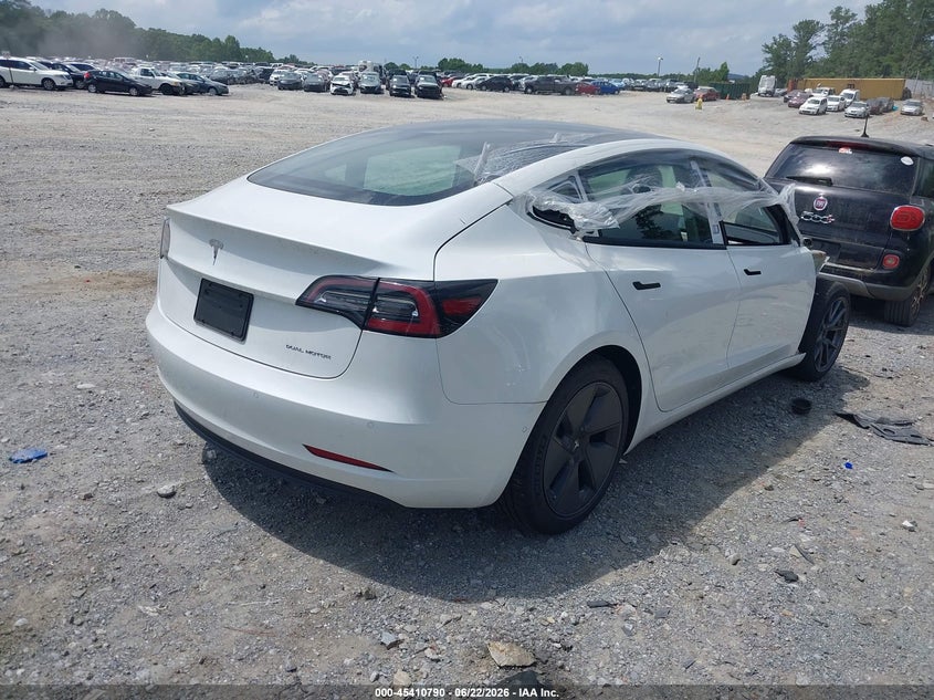 2021 Tesla Model 3 VIN 5YJ3E1EB5MF974806 IAAI salvage auction — ALL OVER, Salvage (Georgia), sold $6,800 on 2026-08-02 (photo 4)