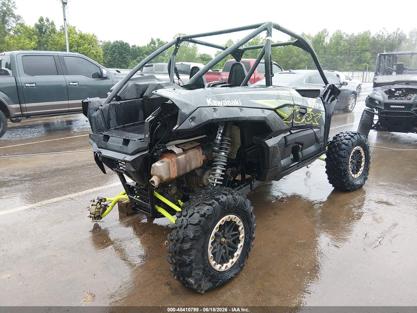 2024 Kawasaki Teryx VIN JKARFCC1XRB503056 IAAI salvage auction — ROLLOVER, Salvage Title, sold $4,500 on 2026-07-16 (photo 4)