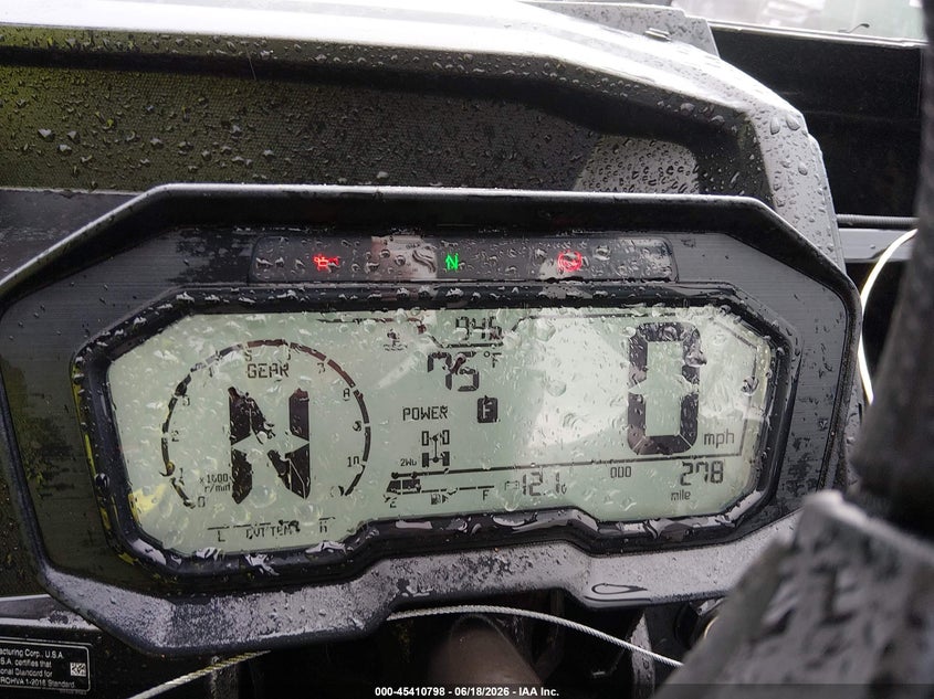 2024 Kawasaki Teryx VIN JKARFCC1XRB503056 IAAI salvage auction — ROLLOVER, Salvage Title, sold $4,500 on 2026-07-16 (photo 7)