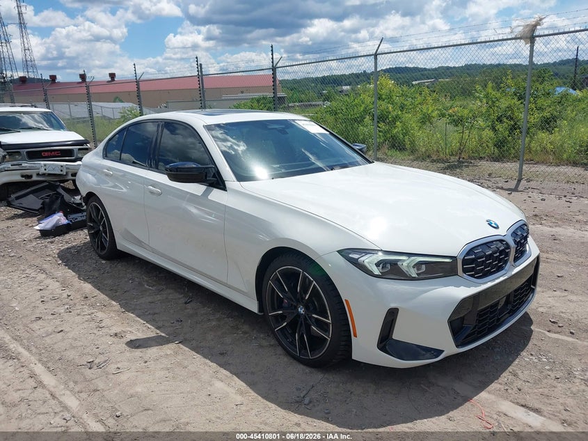 2023 BMW 3er VIN 3MW49FF06P8C88735 IAAI salvage auction — REAR END, Salvage Title, sold $20,500 on 2026-07-11 (photo 1)