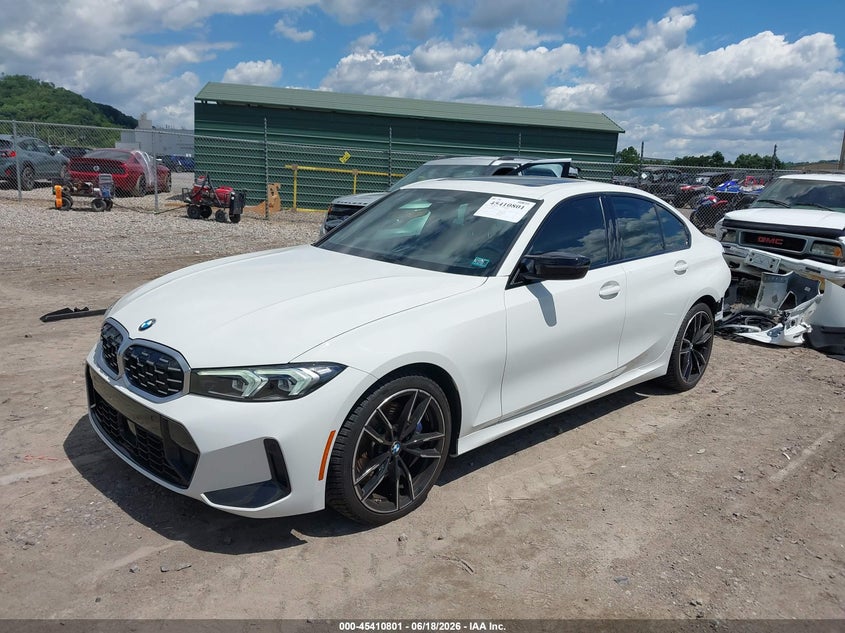 2023 BMW 3er VIN 3MW49FF06P8C88735 IAAI salvage auction — REAR END, Salvage Title, sold $20,500 on 2026-07-11 (photo 2)