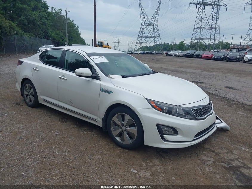 2016 Kia Optima VIN KNAGN4AD6G5098910 IAAI salvage auction — LEFT FRONT, Salvage Title, sold $1,400 on 2026-07-24 (photo 1)