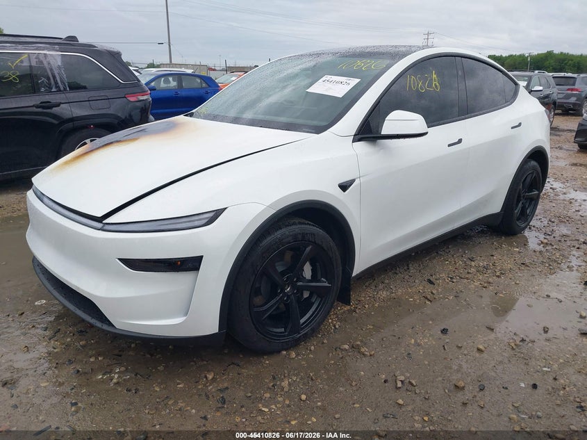 2026 Tesla Model y VIN 7SAYGDEE9TF408600 IAAI salvage auction — EXTERIOR BURN, Salvage (Wisconsin), sold $21,450 on 2026-07-23 (photo 2)