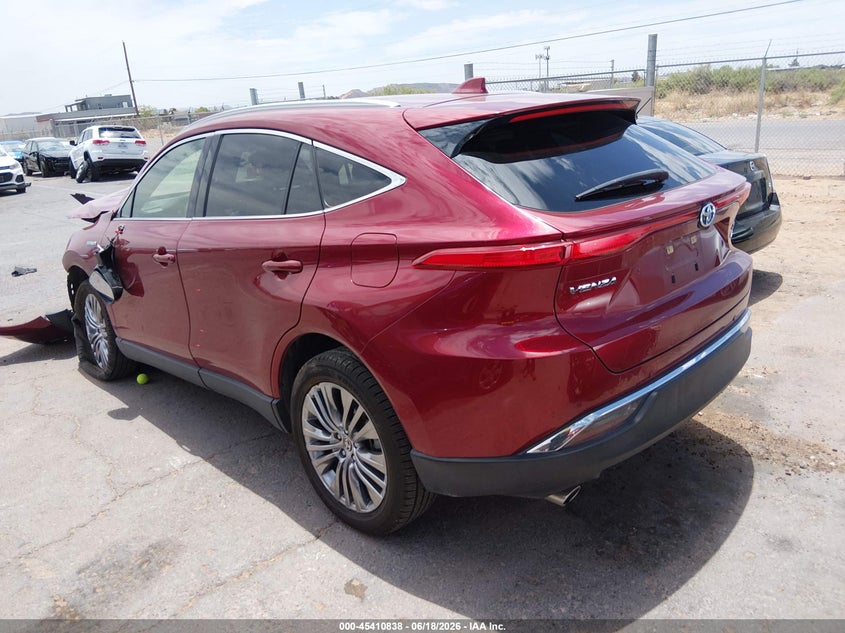 2021 Toyota Venza VIN JTEAAAAH5MJ067569 IAAI salvage auction — FRONT END, Salvage Title, sold $9,100 on 2026-08-19 (photo 3)