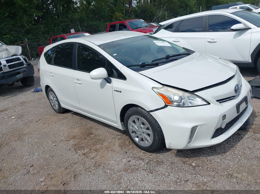 2014 Toyota Prius v VIN JTDZN3EU2EJ014814 IAAI salvage auction — FRONT END, Salvage (Indiana), sold $3,250 on 2026-07-15 (photo 1)