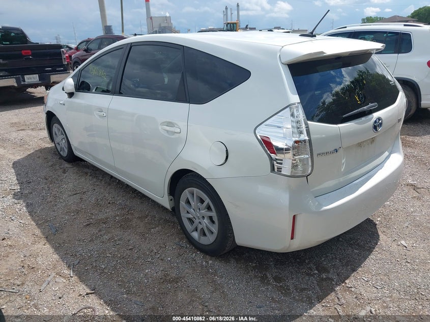 2014 Toyota Prius v VIN JTDZN3EU2EJ014814 IAAI salvage auction — FRONT END, Salvage (Indiana), sold $3,250 on 2026-07-15 (photo 3)