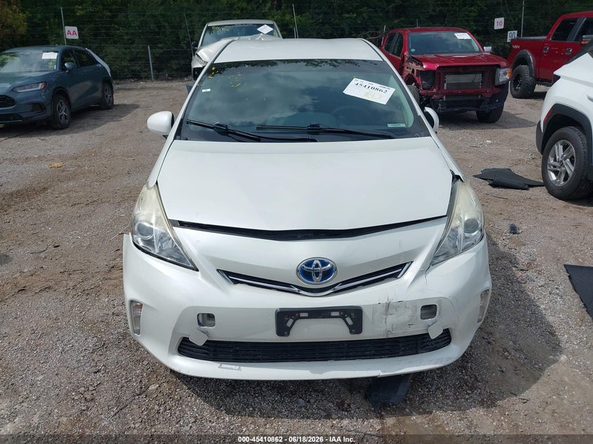 2014 Toyota Prius v VIN JTDZN3EU2EJ014814 IAAI salvage auction — FRONT END, Salvage (Indiana), sold $3,250 on 2026-07-15 (photo 6)