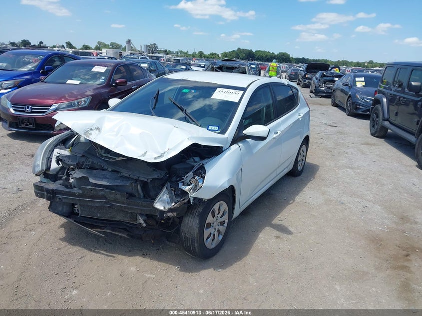 2015 Hyundai Accent VIN KMHCT5AE3FU217793 IAAI salvage auction — FRONT END, Salvage (Texas), sold $450 on 2026-07-21 (photo 2)