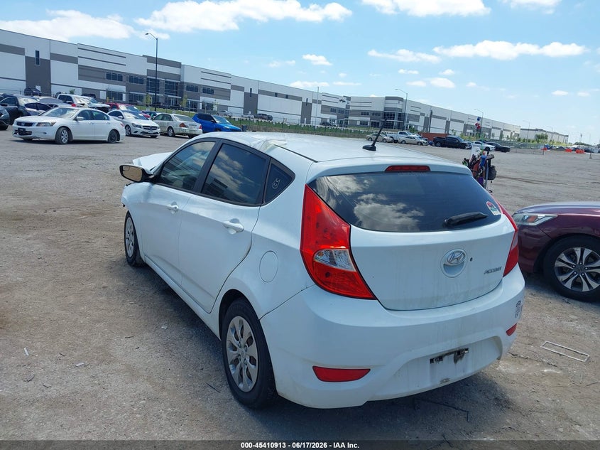 2015 Hyundai Accent VIN KMHCT5AE3FU217793 IAAI salvage auction — FRONT END, Salvage (Texas), sold $450 on 2026-07-21 (photo 3)