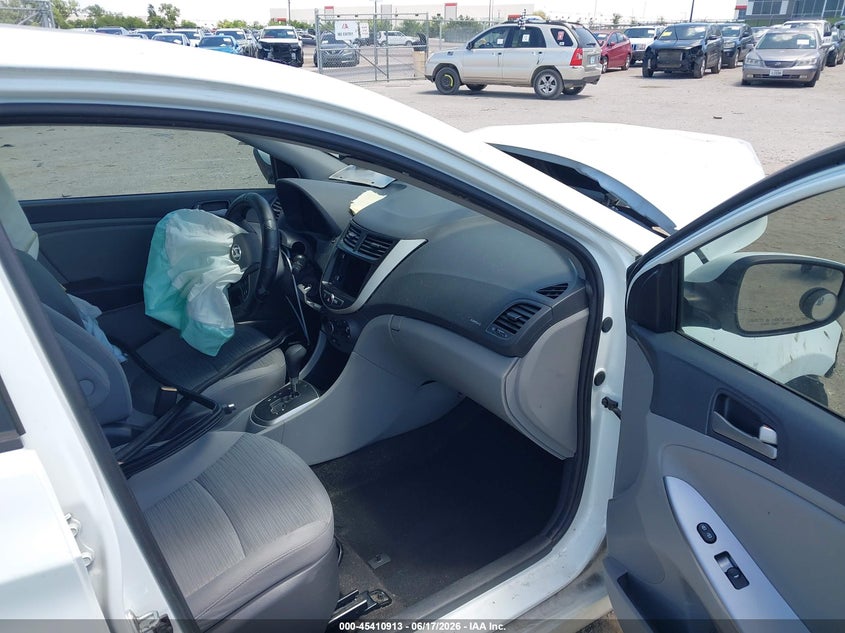 2015 Hyundai Accent VIN KMHCT5AE3FU217793 IAAI salvage auction — FRONT END, Salvage (Texas), sold $450 on 2026-07-21 (photo 5)