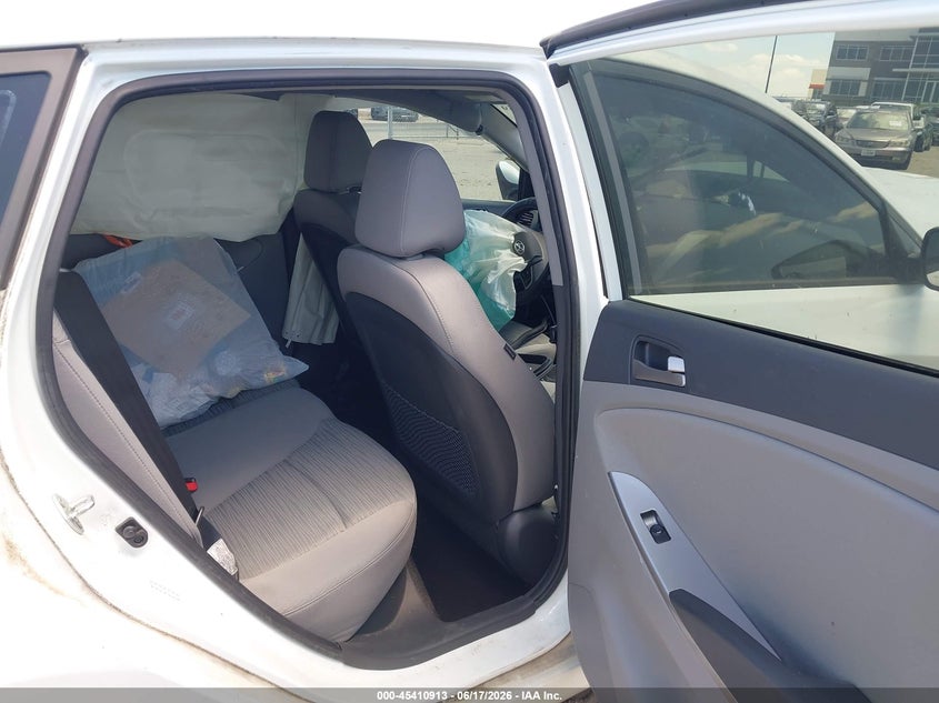 2015 Hyundai Accent VIN KMHCT5AE3FU217793 IAAI salvage auction — FRONT END, Salvage (Texas), sold $450 on 2026-07-21 (photo 8)