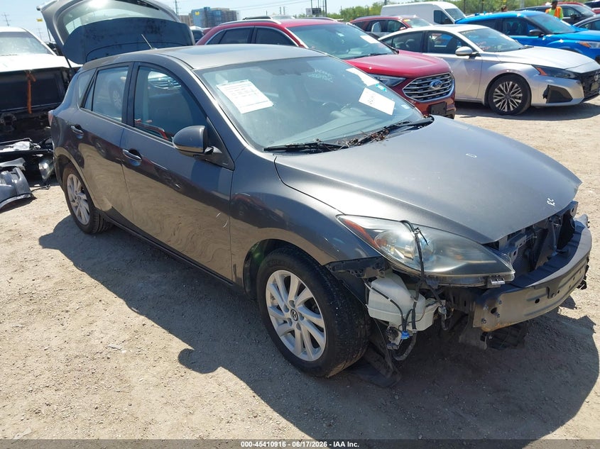 2013 Mazda 3 VIN JM1BL1M74D1819588 IAAI salvage auction — FRONT END, Original (Texas), sold $550 on 2026-07-27 (photo 1)