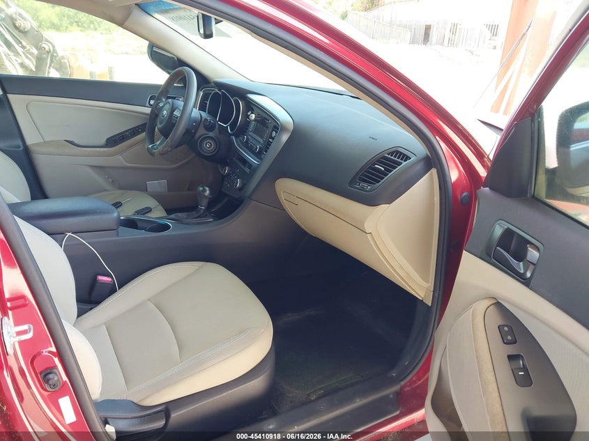 2015 Kia Optima VIN 5XXGM4A75FG464883 IAAI salvage auction — NORMAL WEAR, Clear (Florida), sold $850 on 2026-07-14 (photo 5)