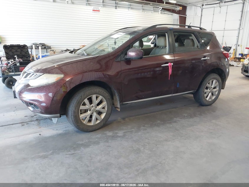 2014 Nissan Murano VIN JN8AZ1MW6EW532487 IAAI salvage auction — MECHANICAL, Bill Of Sale (Colorado), sold $200 on 2026-07-29 (photo 2)
