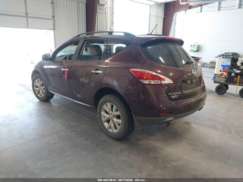 2014 Nissan Murano VIN JN8AZ1MW6EW532487 IAAI salvage auction — MECHANICAL, Bill Of Sale (Colorado), sold $200 on 2026-07-29 (photo 3)