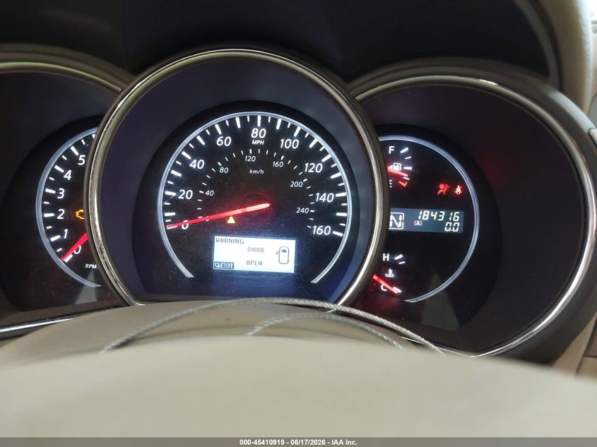 2014 Nissan Murano VIN JN8AZ1MW6EW532487 IAAI salvage auction — MECHANICAL, Bill Of Sale (Colorado), sold $200 on 2026-07-29 (photo 7)
