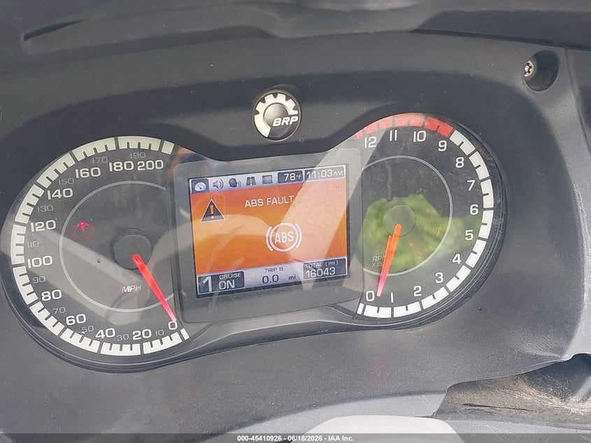 2011 Can-am Spyder roadster VIN 2BXJBKC19BV001520 IAAI salvage auction — FRONT END, Salvage - Greater Than 75% (Maryland), sold $1,550 on 2026-07-21 (photo 7)